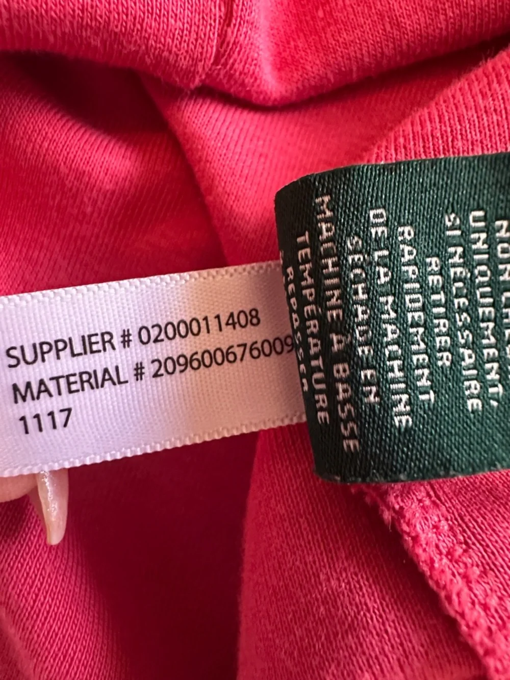 Lauren Ralph Lauren Women’s M Short Sleeve Coral Pink colorway Henley Shirt